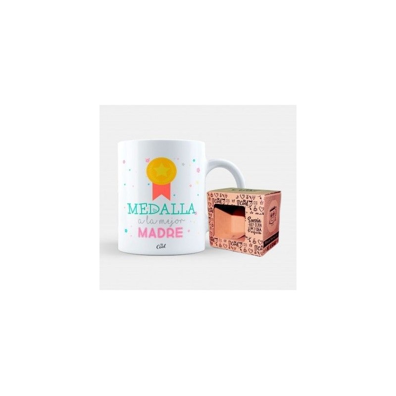 TAZA CERAMICA MEDALLA MADRE