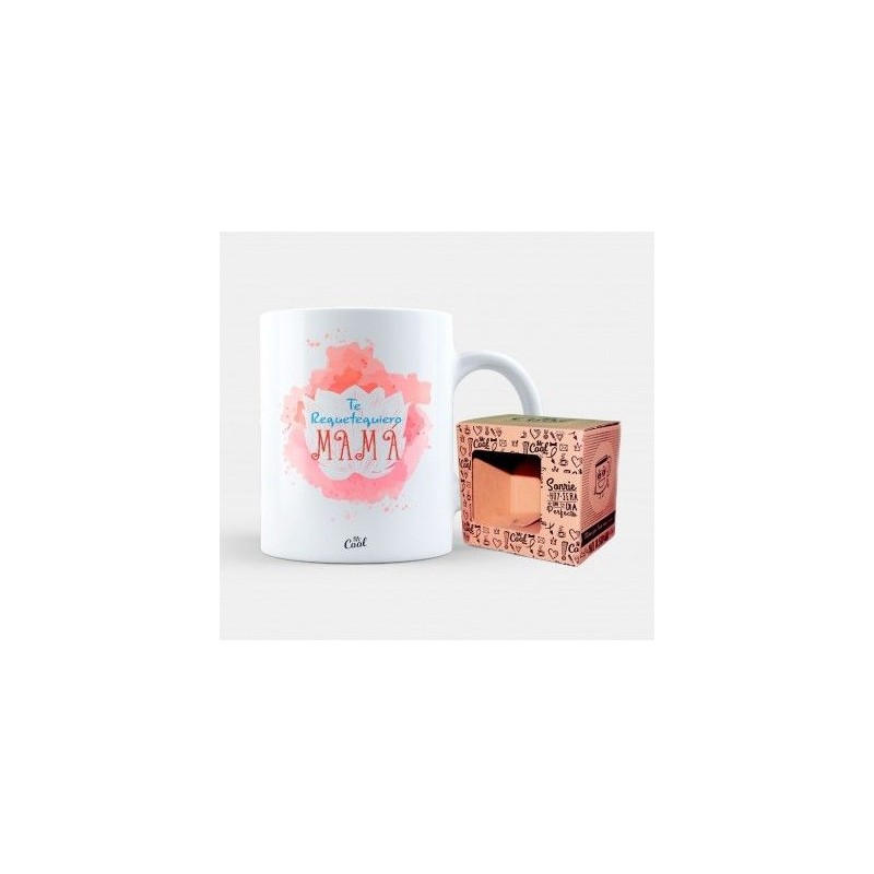 TAZA CERAMICA TE REQUETEQUIERO MAMA T066