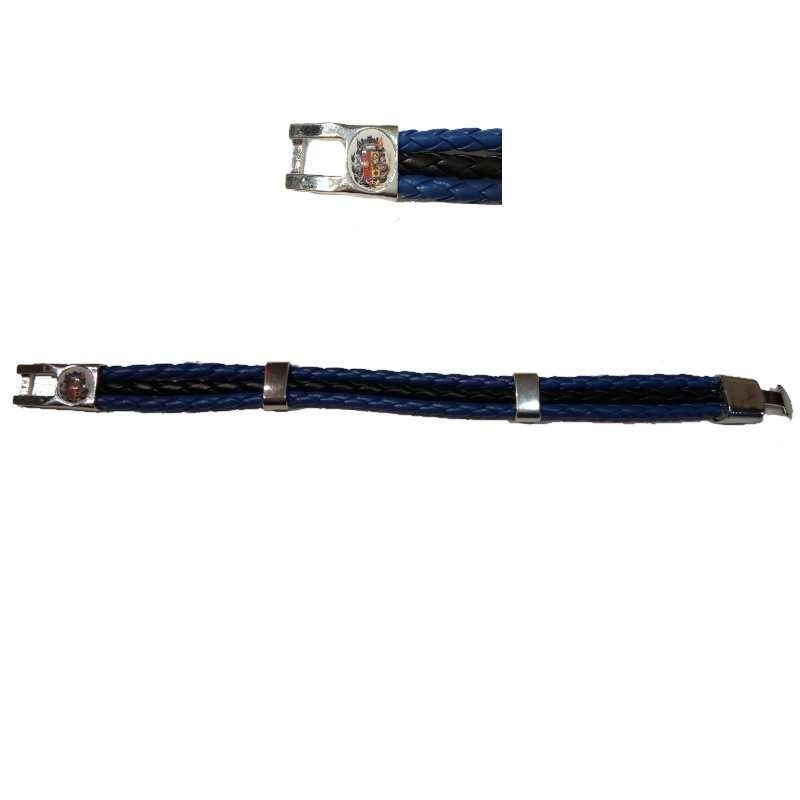 RECUERDOS BAILEN PULSERA TRENZA AZUL NEGRO