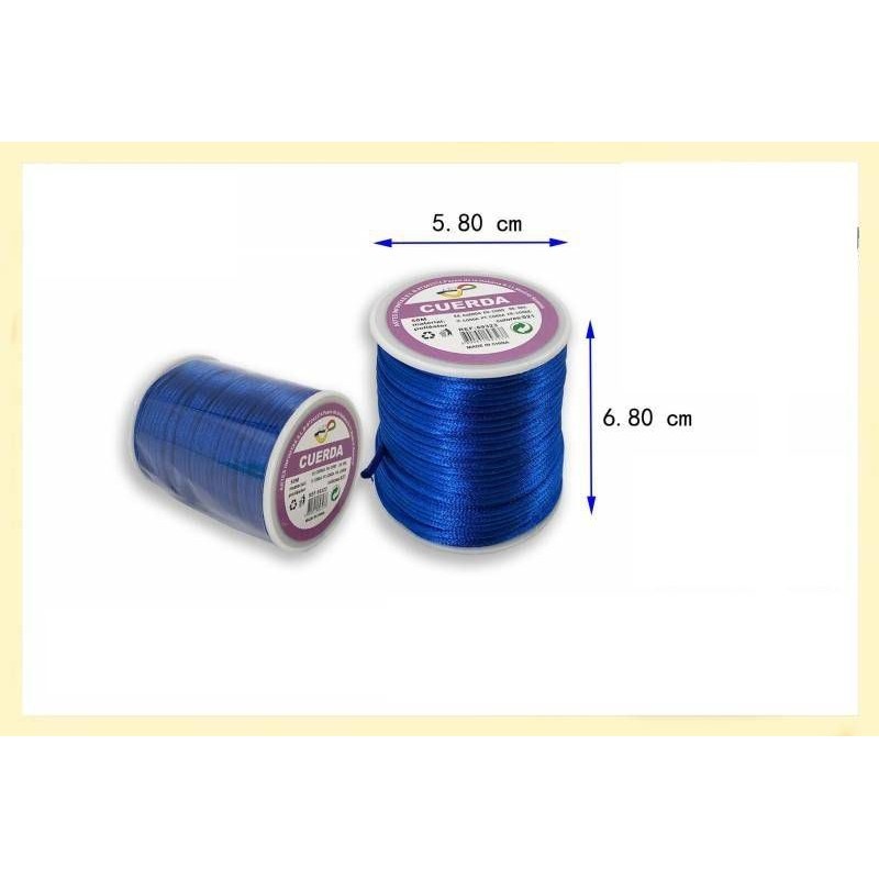 CUERDA COLA RATON 50M 1,5MM AZUL