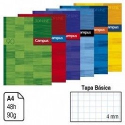 LIBRETA GRAPA 4MM A4 48 HOJAS CAMPUS