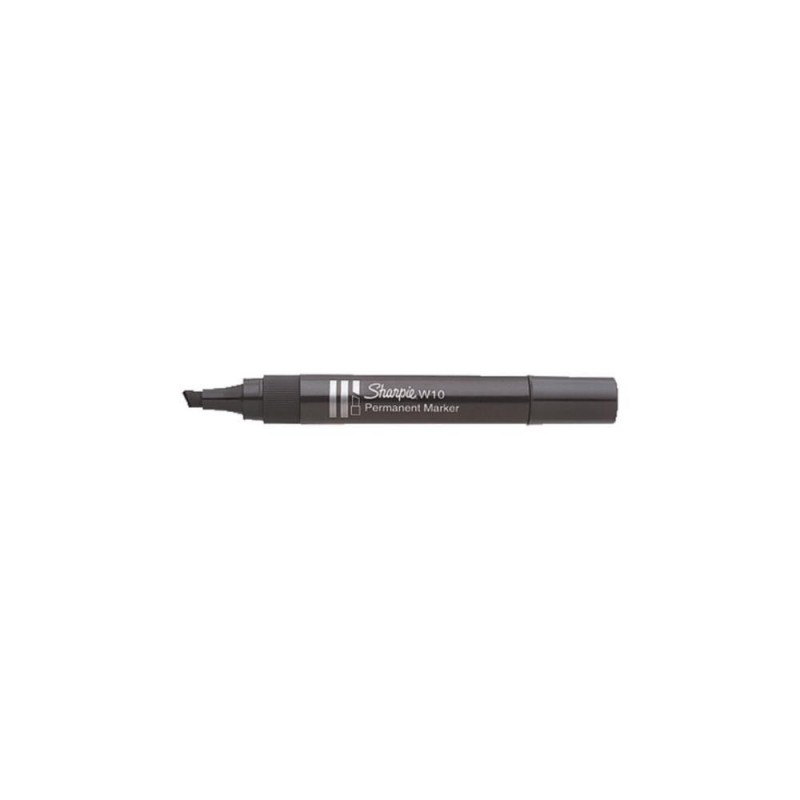 ROTULADOR PERMANENTE SHARPIE W10 NEGRO BISELADO