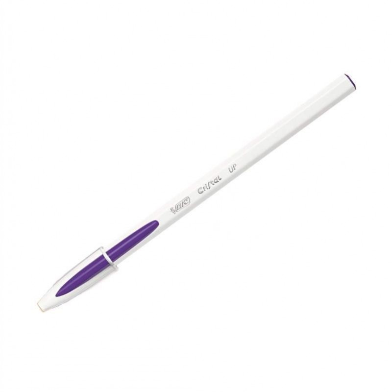 BOLIGRAFO BIC CRISTAL UP VIOLETA