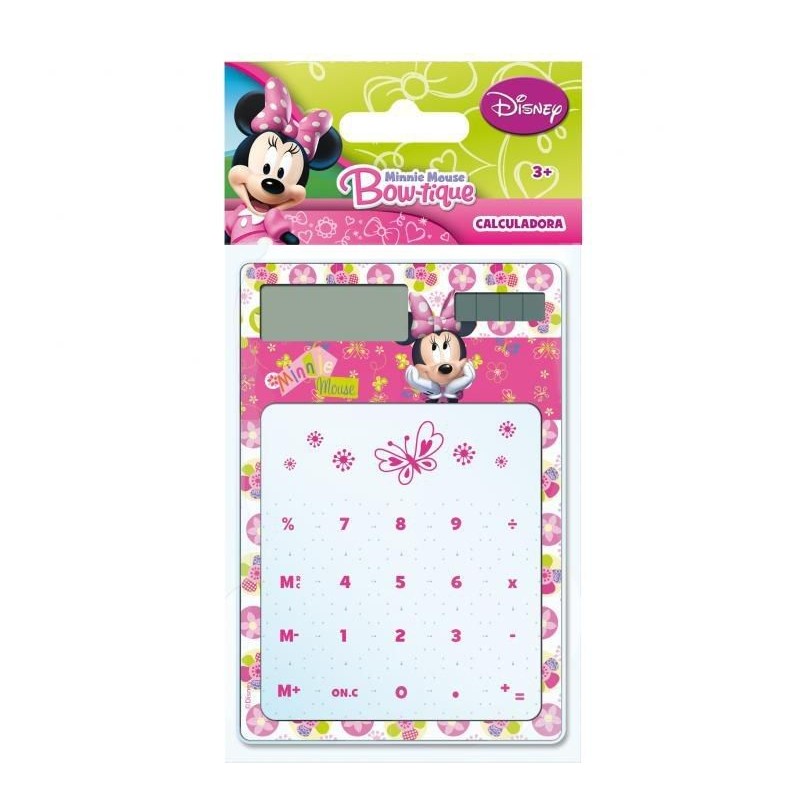 CALCULADORA TRANSPARENTE MINNIE