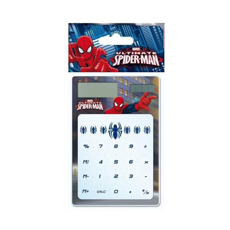 CALCULADORA TRANSPARENTE SPIDERMAN