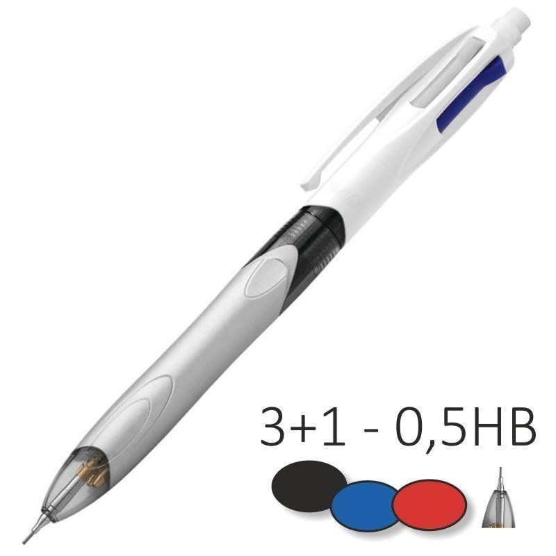 BOLIGRAFO BIC 4 EN 1 CON PORTAMINAS 0.5MM