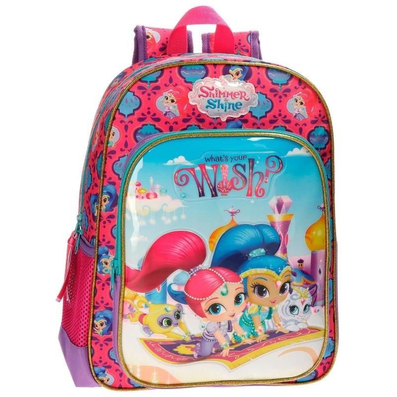 MOCHILA 38CM SHIMMER AND SHINE WISH