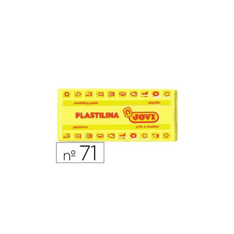 PLASTILINA MEDIANA JOVI AMARILLO CLARO