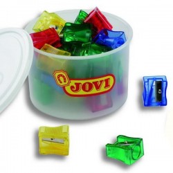 SACAPUNTAS PLASTICO JOVICOLOR TRIWAX