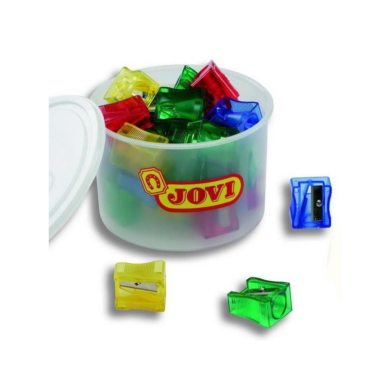 SACAPUNTAS PLASTICO JOVICOLOR TRIWAX