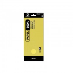 PAPEL SEDA LISO PACK-10 HOJAS AMARILLO