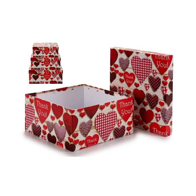 SET 3 CAJAS CORAZONES