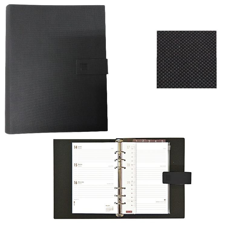 AGENDA ANILLAS FINOCAM 21X15CM SMART NEGRA