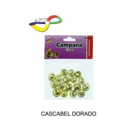 MANUALIDADES QS CASCABEL DORADO REF. 67630