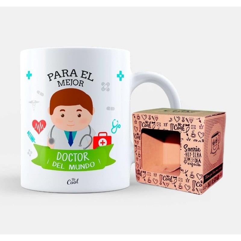 TAZA CERAMICA PARA EL MEJOR DOCTOR DEL MUNDO