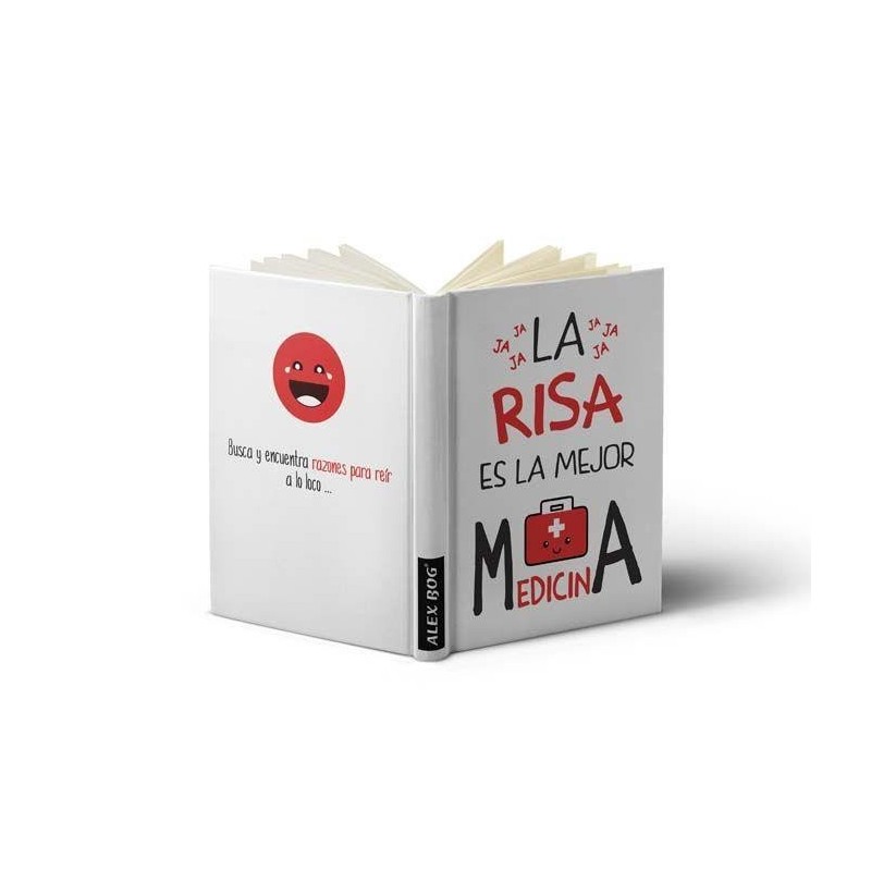 LIBRETA MENSAJE A6 LA RISA ES LA MEJOR MEDICINA