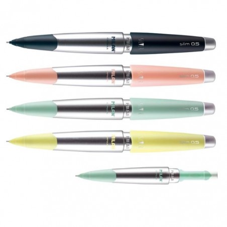 Portaminas eraser&pencil MILAN CAPSULE Slim SILVER 0.5 - Librería