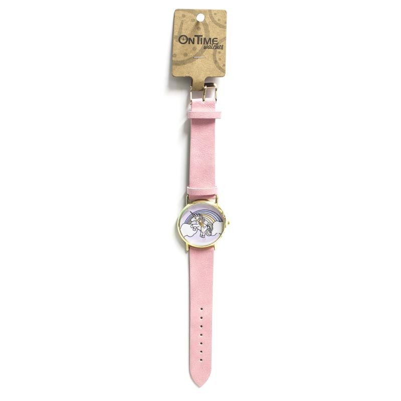 RELOJ ANALOGICO UNICORNIO 017073 ROSA