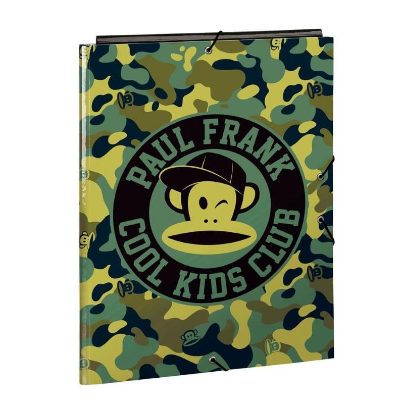 CARPETA GOMAS A4 CARTON PAUL FRANK CAMO