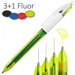 BOLIGRAFO BIC 4 EN 1 FLUOR