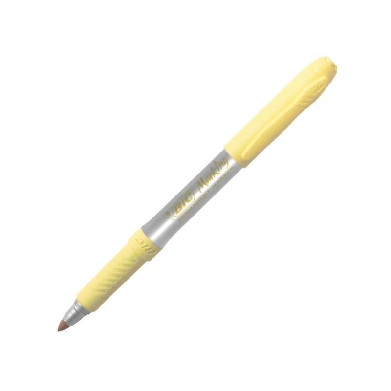 ROTULADOR PERMANENTE BIC MARKING AMARILLO