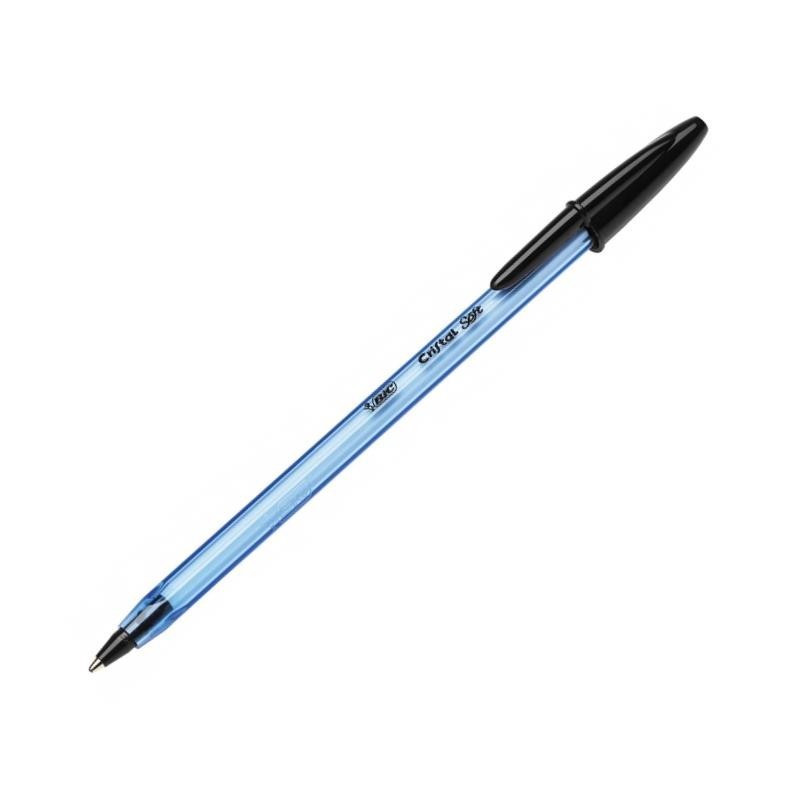 BOLIGRAFO BIC CRISTAL SOFT NEGRO