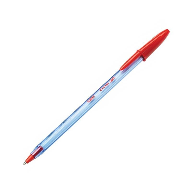 BOLIGRAFO BIC CRISTAL SOFT ROJO