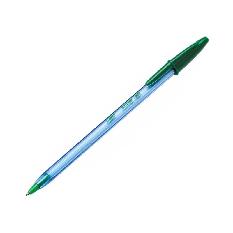 BOLIGRAFO BIC CRISTAL SOFT VERDE