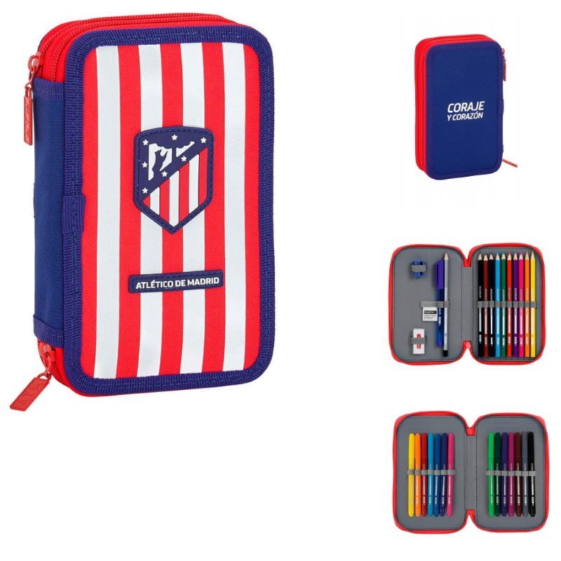 PLUMIER ATLETICO MADRID DOBLE 28PZAS 