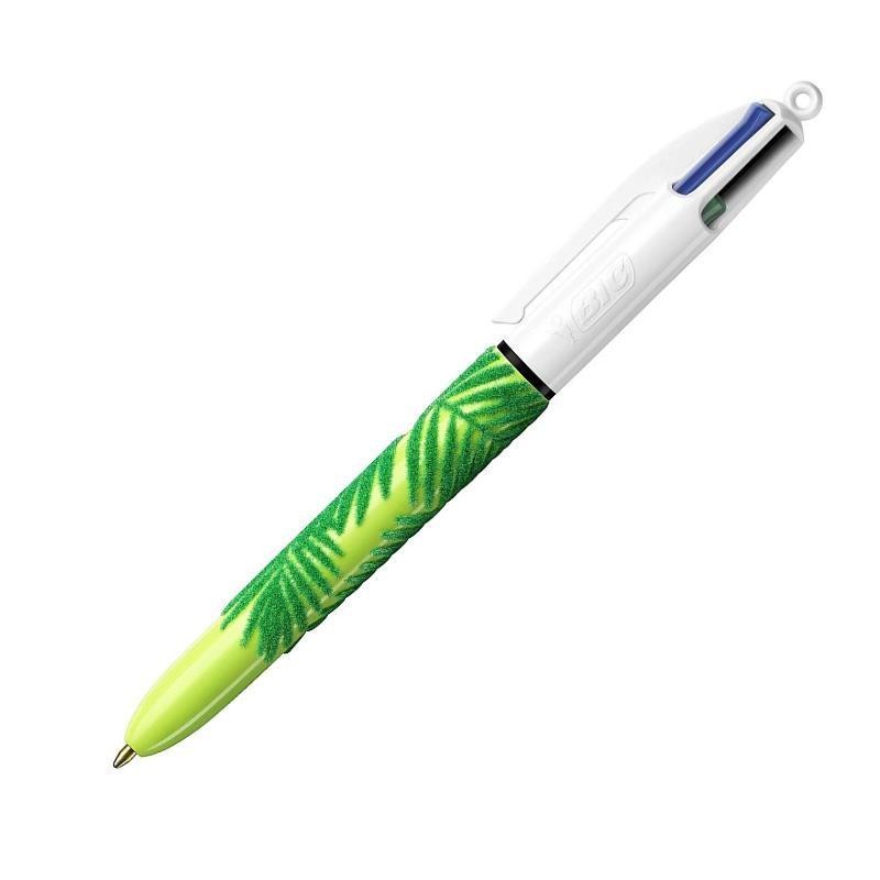 BOLIGRAFO BIC 4 EN 1 VELVET TERCIOPELO VERDE