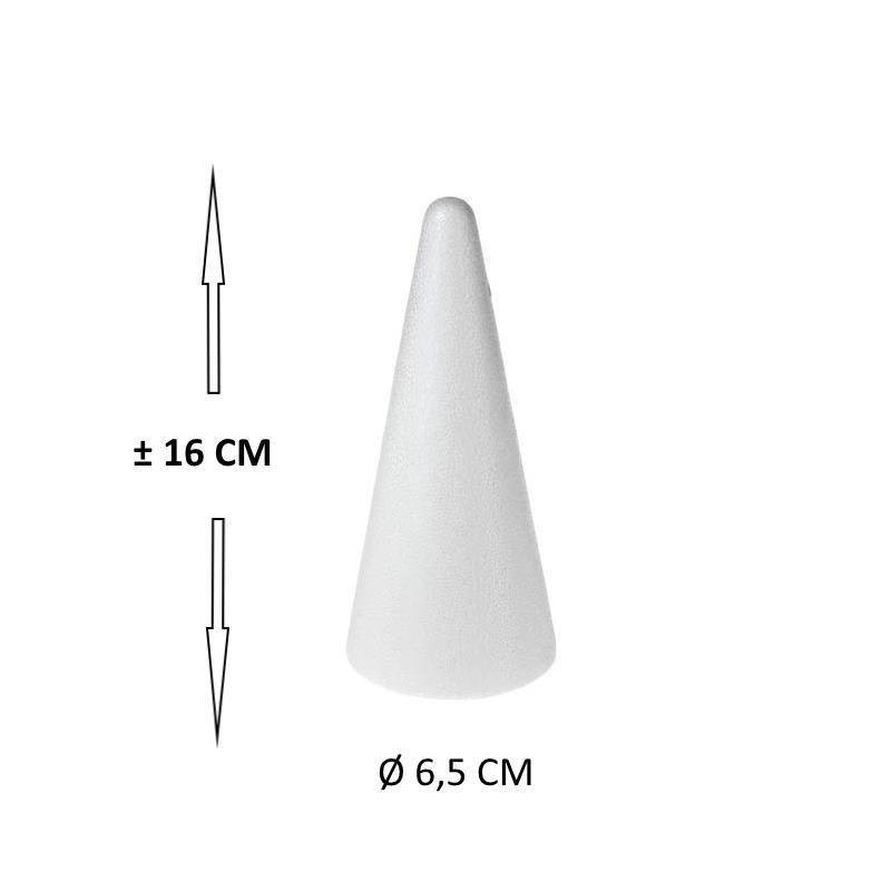 POREXPAN CONO CORCHO 16 CM 