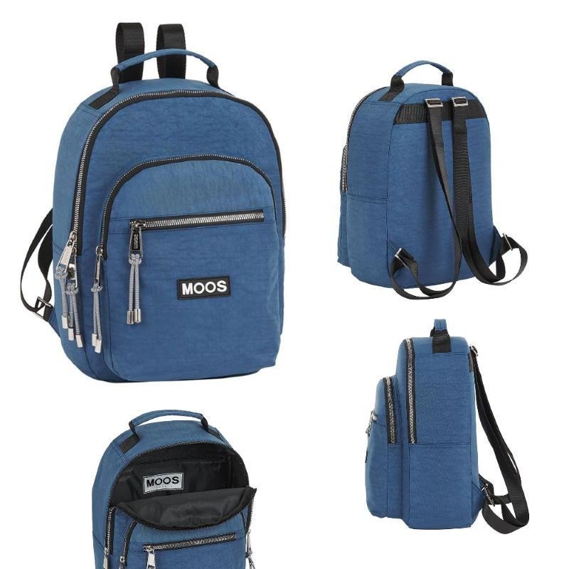 MOCHILA 33CM MOOS CAPSULA JEANS MINI