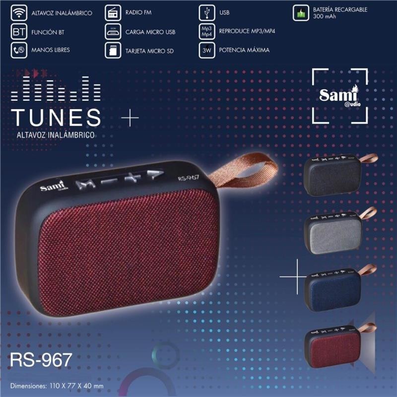 ALTAVOZ SAMI MULTIMEDIA RS-9637 SURTIDO