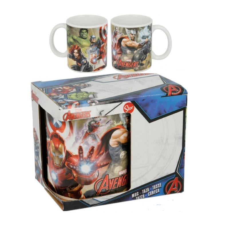 TAZA CERAMICA VENGADORES 325ML.