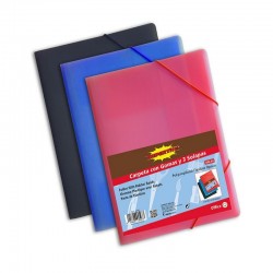 CARPETA GOMAS PLASTICO A4...