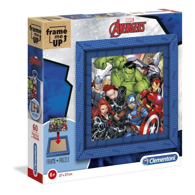 PUZZLE CLEMENTONI    60 PZ FRAME AVENGERS