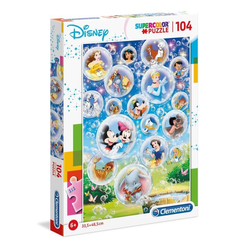 PUZZLE CLEMENTONI   104 PZ CLASICOS DISNEY