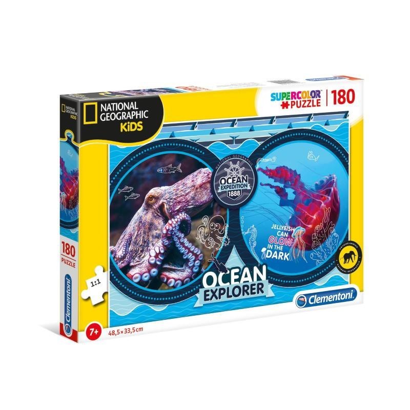 PUZZLE CLEMENTONI   180 PZ OCEANOS