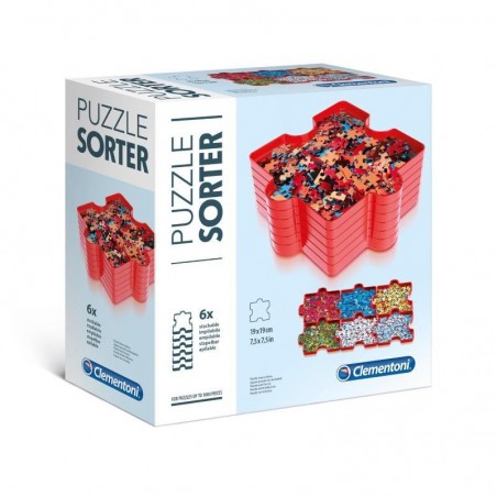 PUZZLE BANDEJA APILABLE PACK 6 UNIDADES