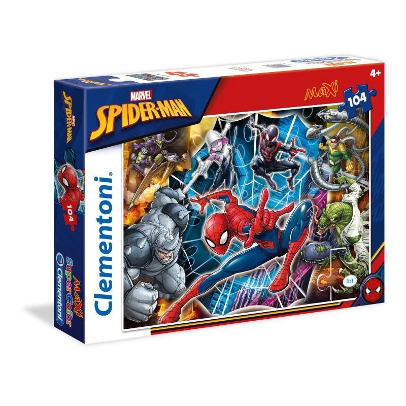 PUZZLE CLEMENTONI   104 PZ SPIDERMAN MOD2