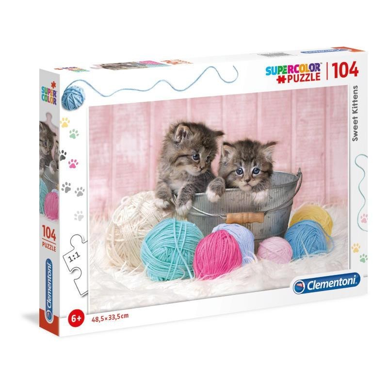 PUZZLE CLEMENTONI   104 PZ GATITOS