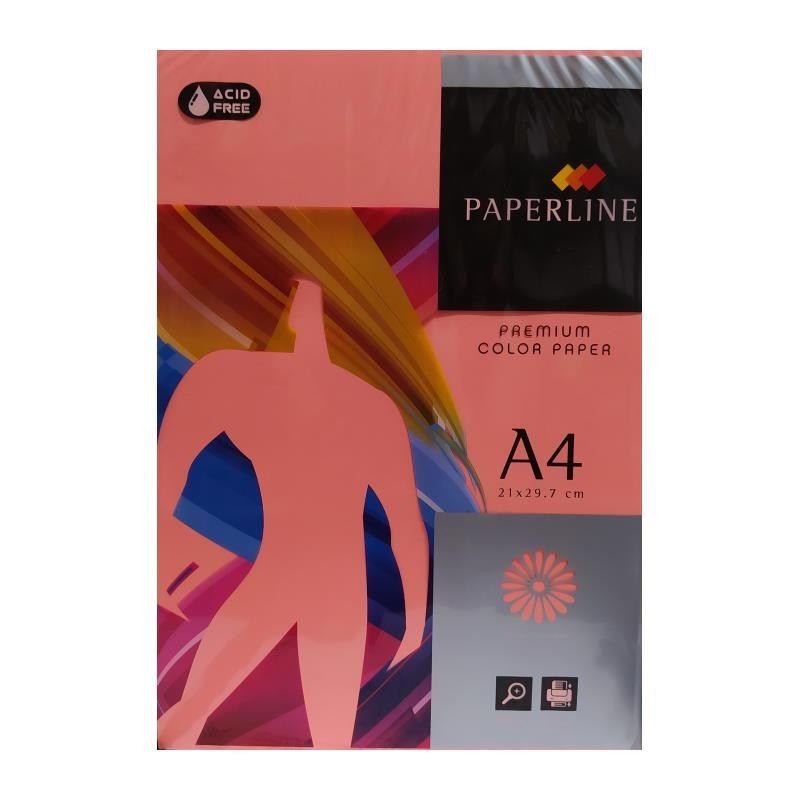 PAPEL A4  80GR COLOR PAQUETE 500 ROSA FLUOR