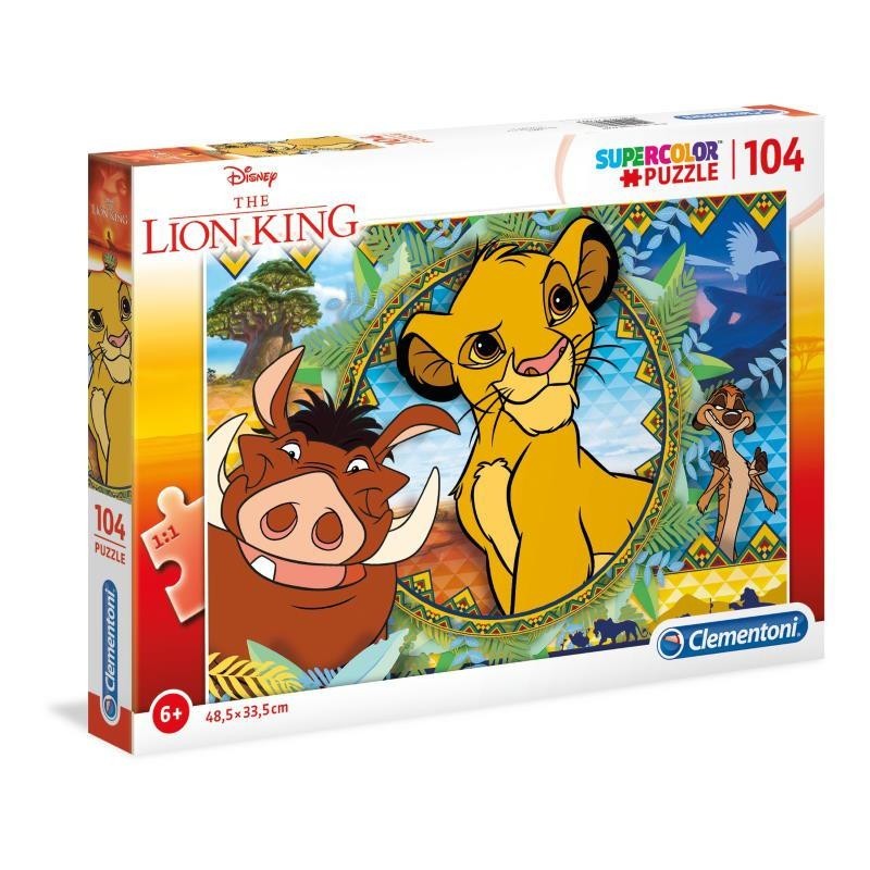 PUZZLE CLEMENTONI   104 PZ REY LEON