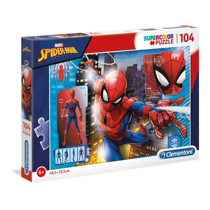 PUZZLE CLEMENTONI   104 PZ SPIDERMAN MARVEL