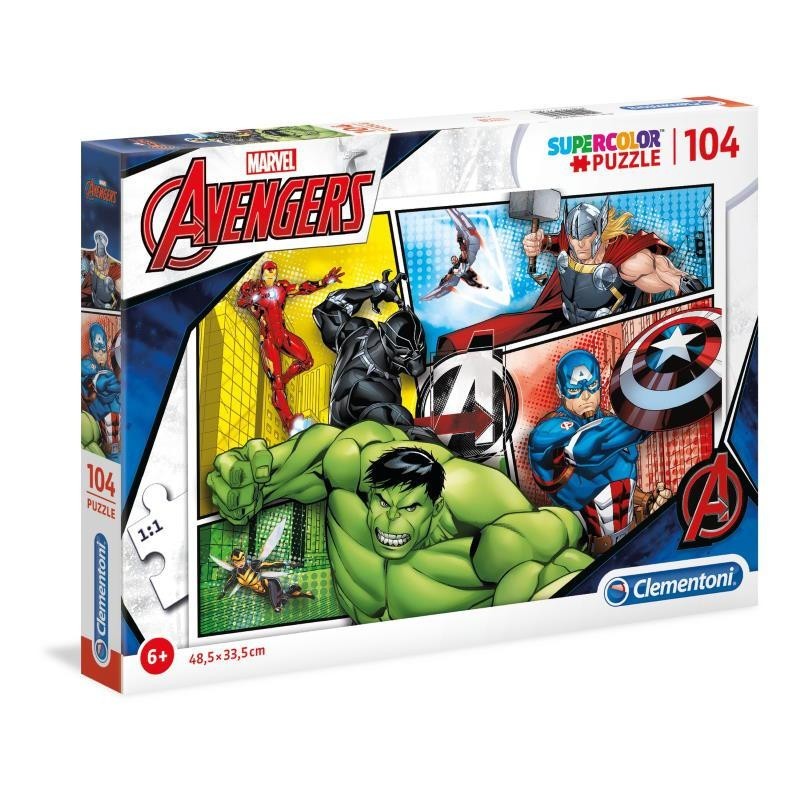 PUZZLE CLEMENTONI   104 PZ AVENGERS