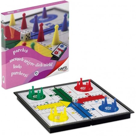 JUEGO TABLERO PARCHIS 4 JUGADORES MAGNETICO