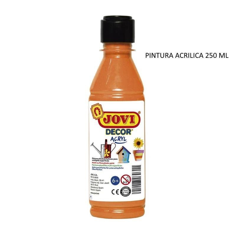 PINTURA ACRILICA JOVI BOTE 250ML NARANJA