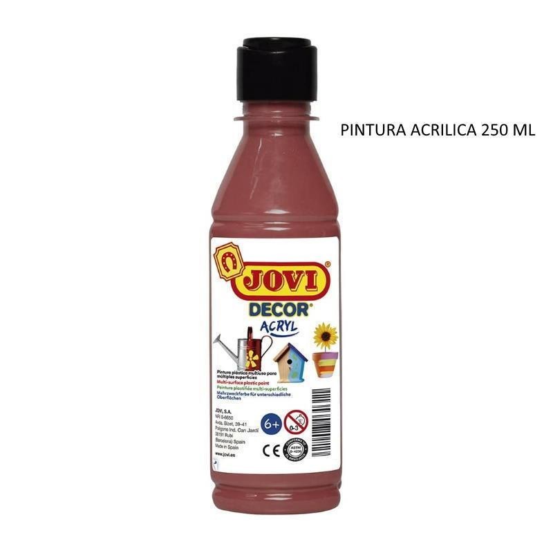 PINTURA ACRILICA JOVI BOTE 250ML MARRON