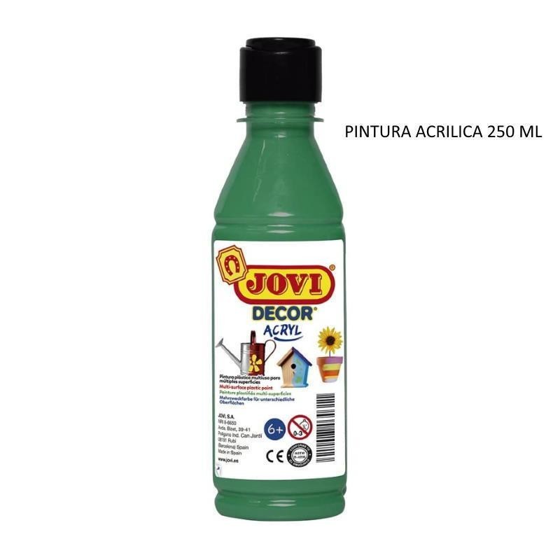 PINTURA ACRILICA JOVI BOTE 250ML VERDE OSCURO