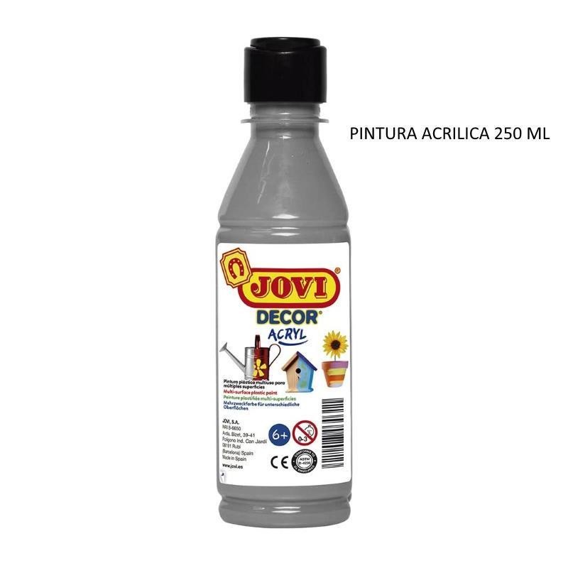 PINTURA ACRILICA JOVI BOTE 250ML PLATA